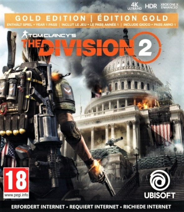 Tom Clancy's The Division 2: Gold Edition box art