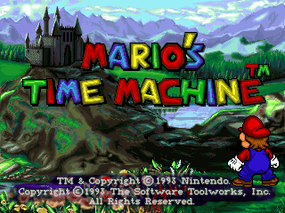 Mario's Time Machine — sstitle (WOR)