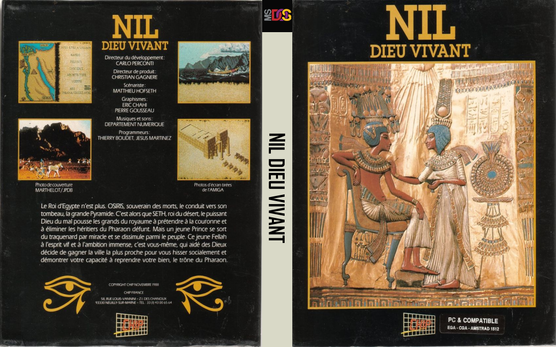 Day Of The Pharaoh — box-texture (FR)