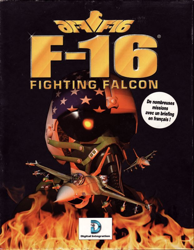 F-16 Fighting Falcon — box-2D (FR)