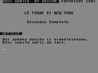 Dust Hanter : Le Fogne di New York — ss (IT)