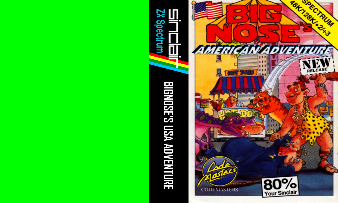 Bignose's USA Adventure — box-texture (EU)