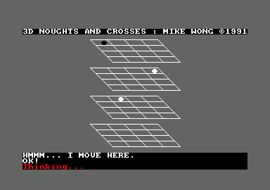 3D Noughts And Crosses — ss (WOR)