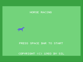 Horse Racing — sstitle (WOR)