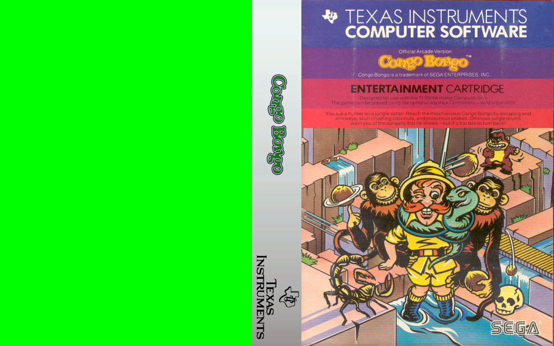 Congo Bongo — box-texture (US)