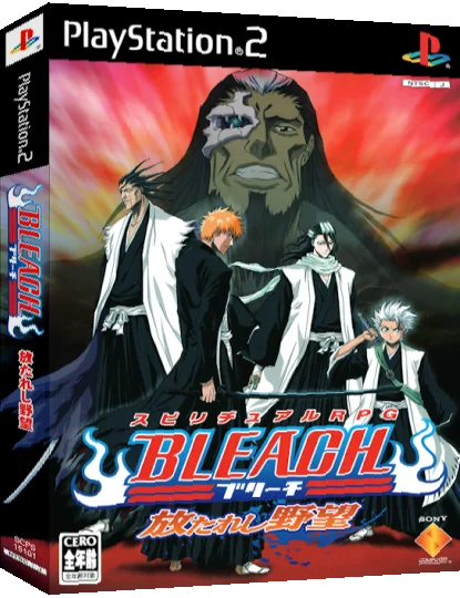Bleach - Hanatareshi Yabou — box-3D (JP)