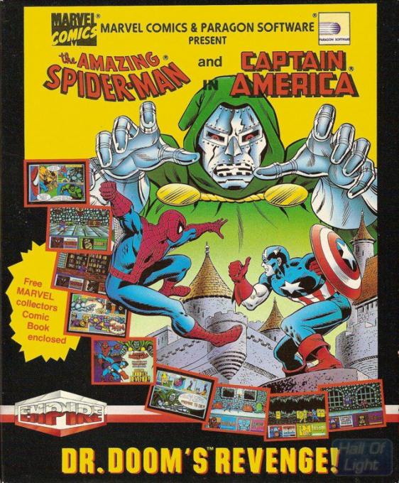 Amazing Spider-Man, The and Captain America in Dr. Doom's Revenge! — box-2D (EU)