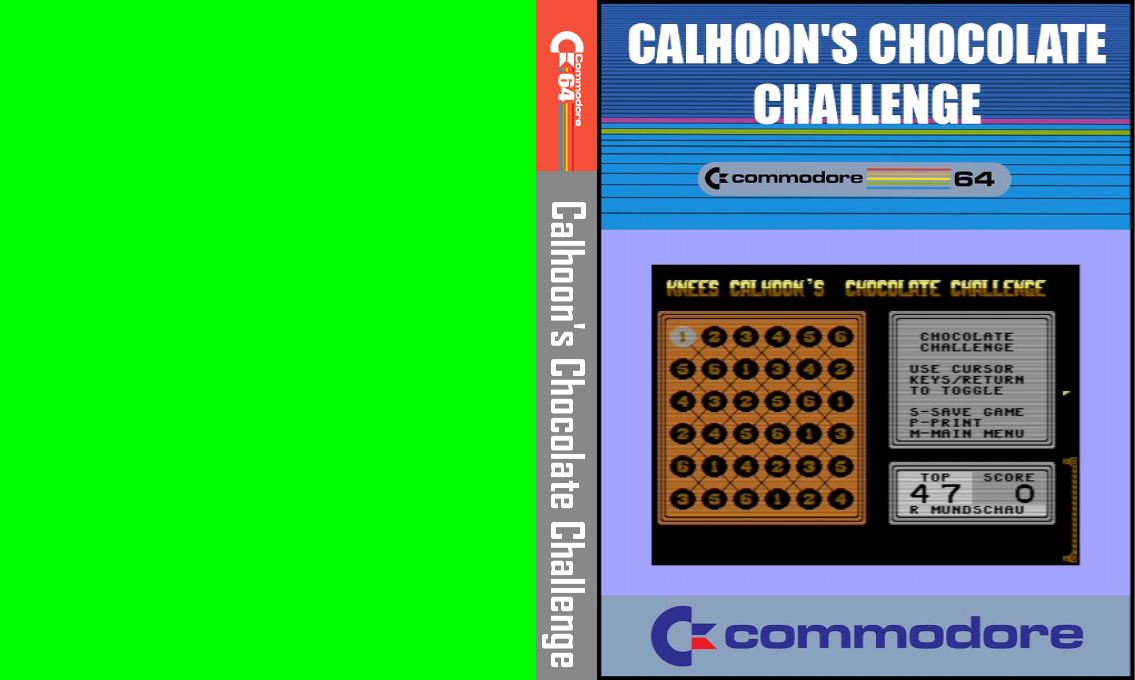Calhoon's Chocolate Challenge — box-texture (CUS)