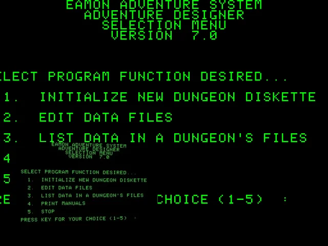 Eamon Adventure System Adventure Designer — mixrbv2 (WOR)
