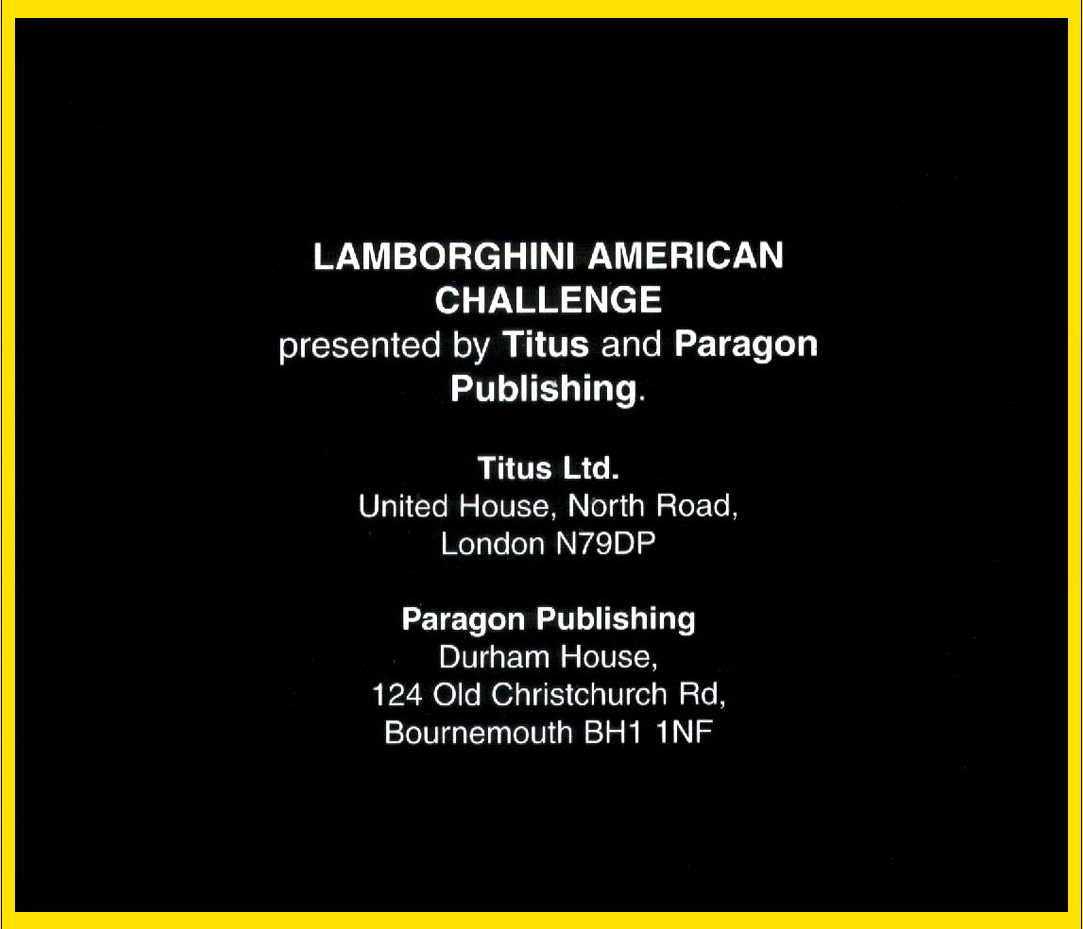 Lamborghini - American Challenge — box-2D-back (WOR)