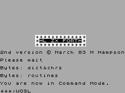 HL ZX Forth — ss (EU)