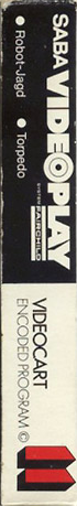 Videocart-13 - Robot War, Torpedo Alley — box-2D-side (DE)