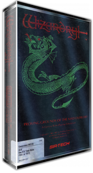 Wizardry - Proving Grounds Of The Mad Overlord — box-3D (US)