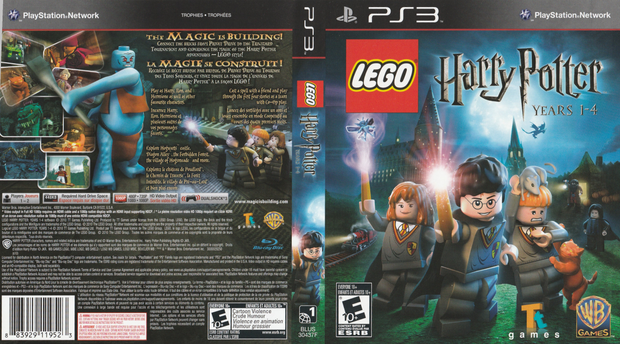 LEGO Harry Potter - Years 1-4 — box-texture (CA)