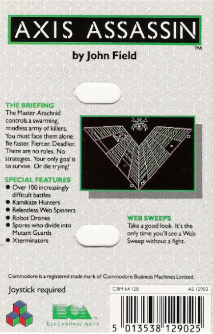 Axis Assassin — box-2D-back (EU)