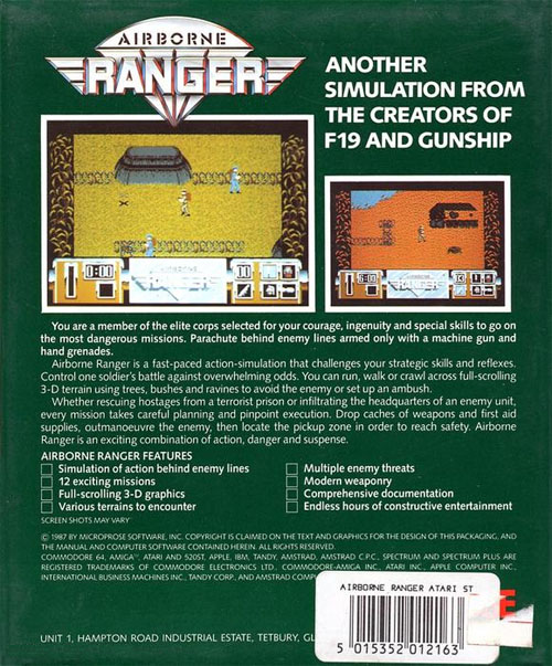 Airborne Ranger — box-2D-back (EU)