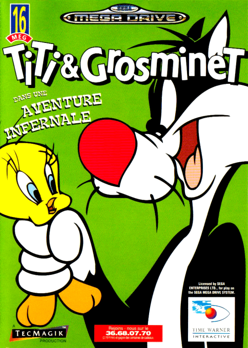 Sylvester & Tweety in Cagey Capers — box-2D (FR)