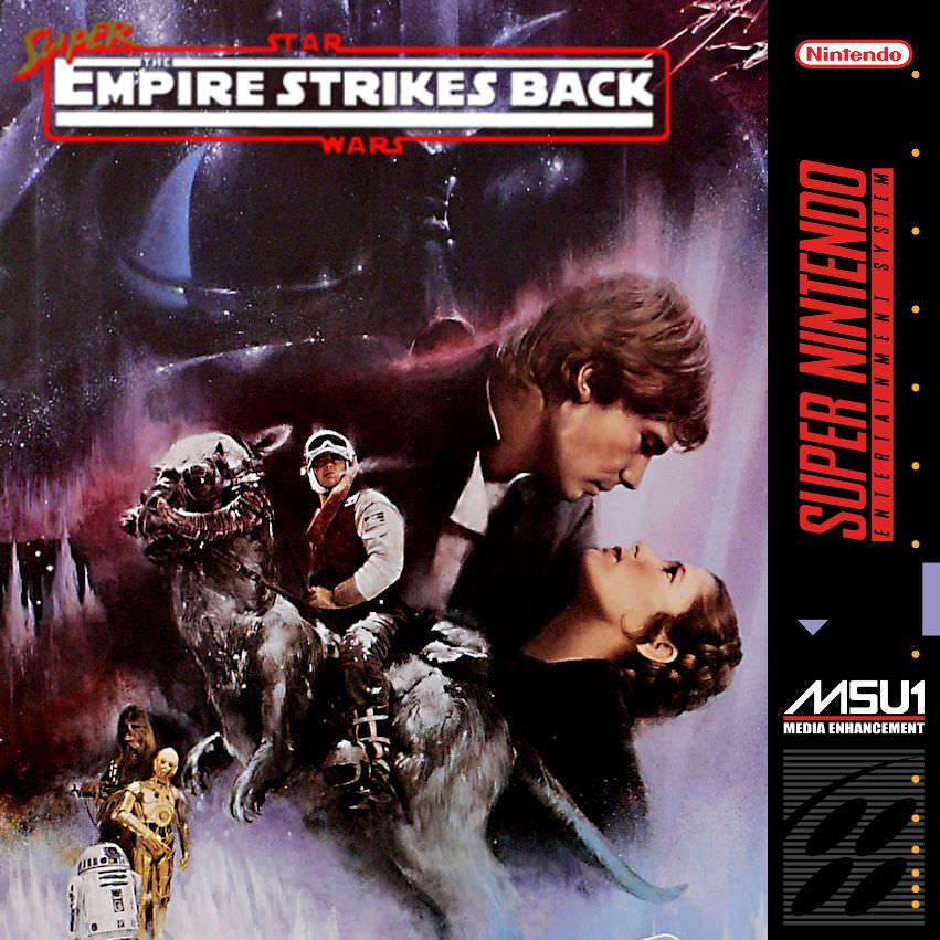 Super Star Wars : The Empire Strikes Back box art