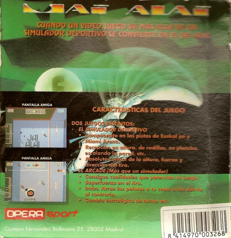 Jai Alai — box-2D-back (EU)