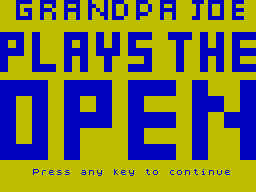 Grandpa Joe Plays the Open — sstitle (WOR)