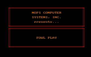 Fowl Play box art