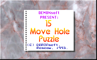 15 Move Hole Puzzle — sstitle (WOR)