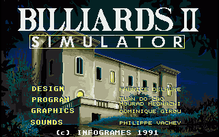 Billiards II Simulator — sstitle (EU)