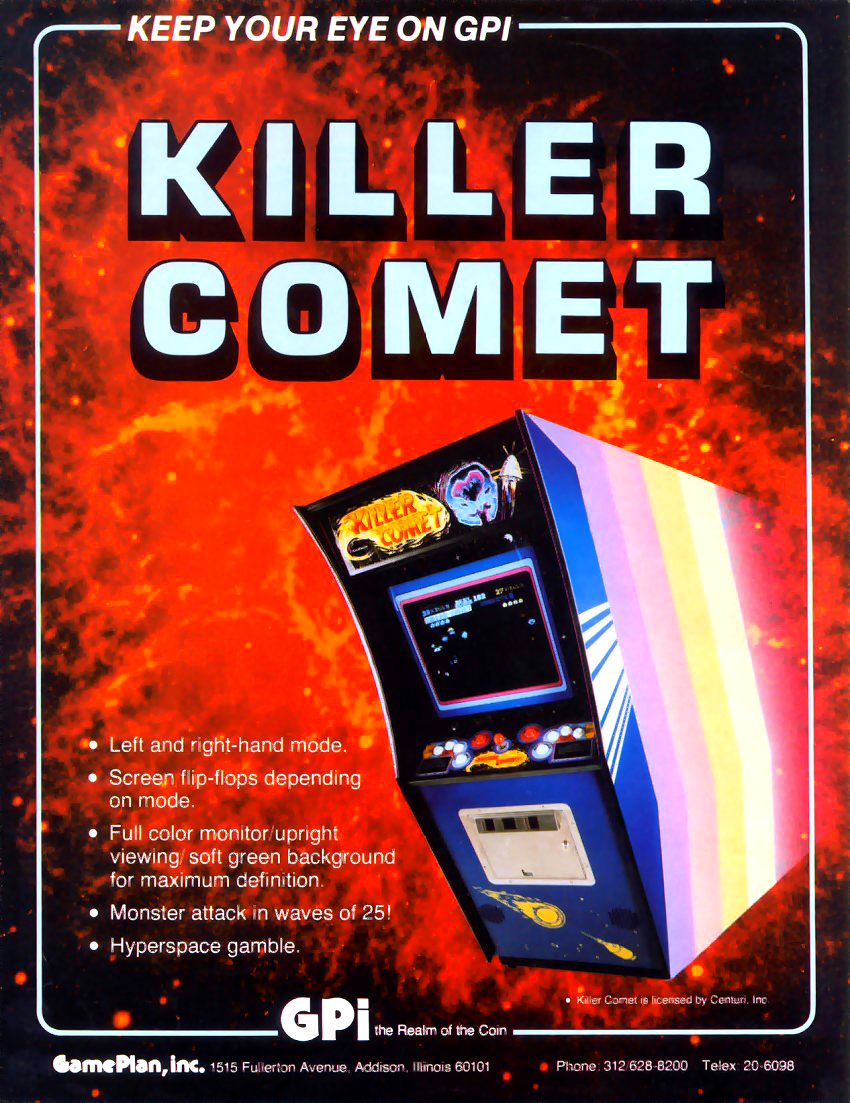 Killer Comet box art