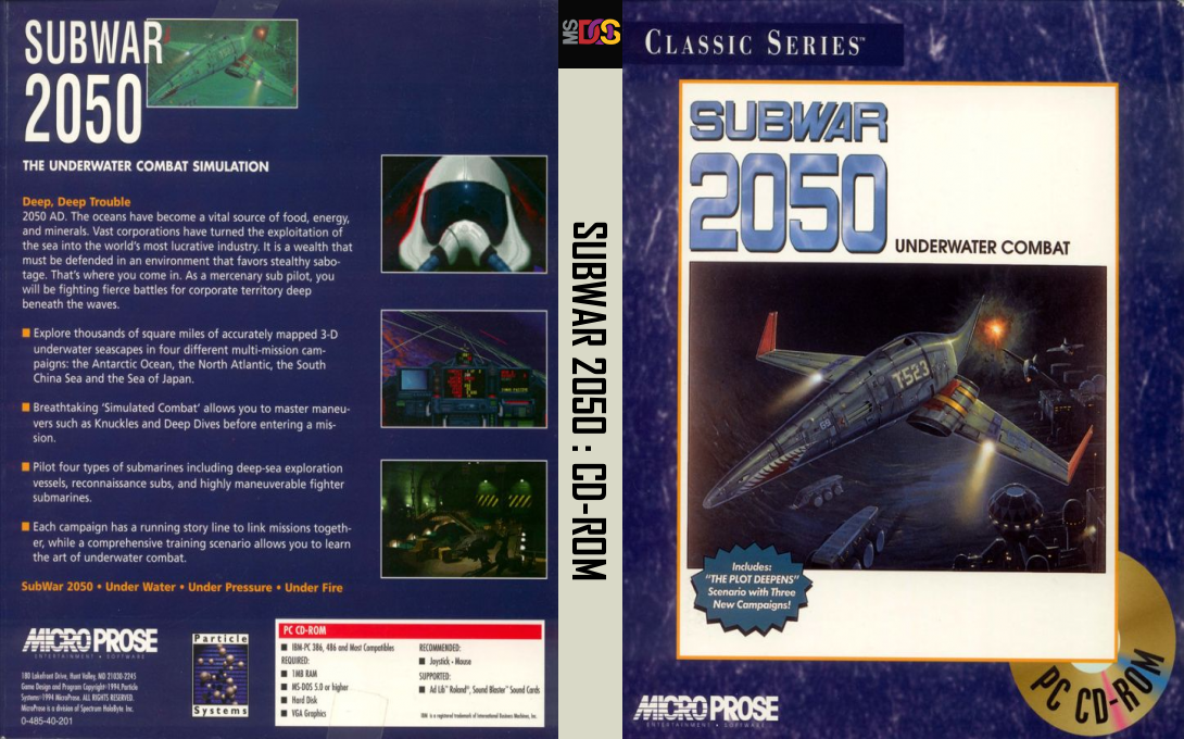 Subwar 2050 - CD-ROM — box-texture (US)