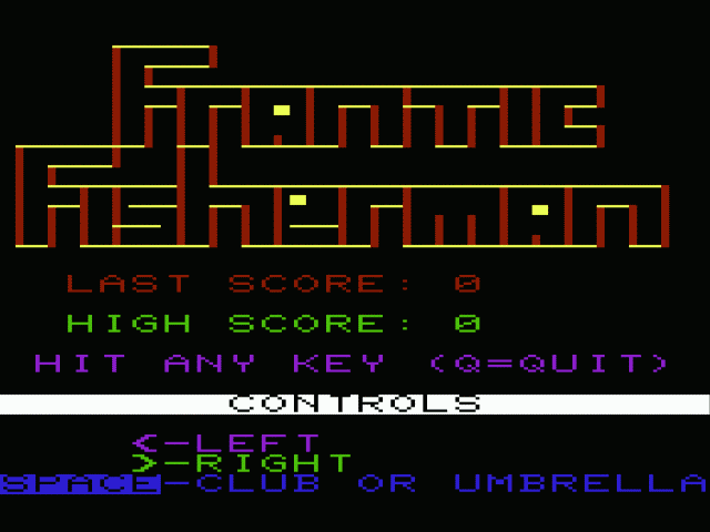The Frantic Fisherman — sstitle (WOR)