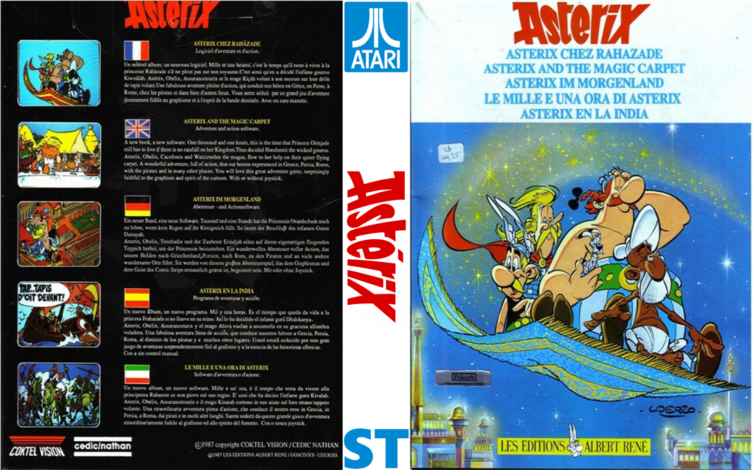 Asterix And The Magic Carpet — box-texture (EU)