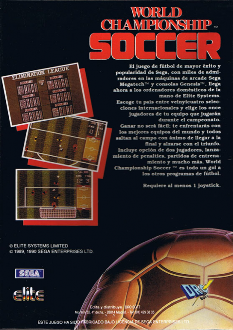 World Championship Soccer — box-2D-back (EU)