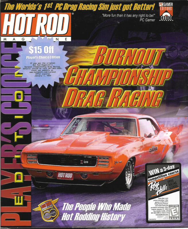 Burnout - Championship Drag Racing - Player's Choice Edition box art