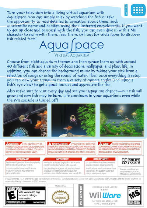 Zenquaria - Virtual Aquarium — box-2D-back (US)
