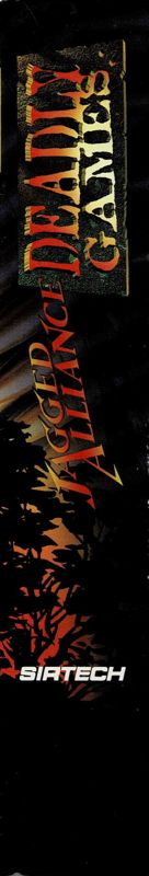Jagged Alliance - Deadly Games — box-2D-side (EU)