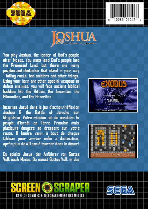 Joshua And The Battle Of Jericho — box-2D-back (SS)