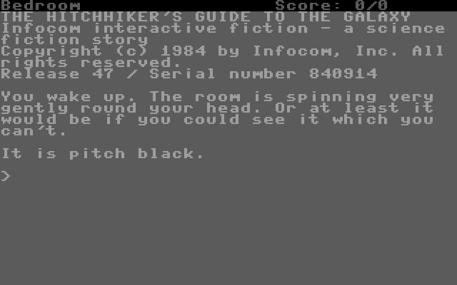 Hitchhiker's Guide To The Galaxy, The — sstitle (US)
