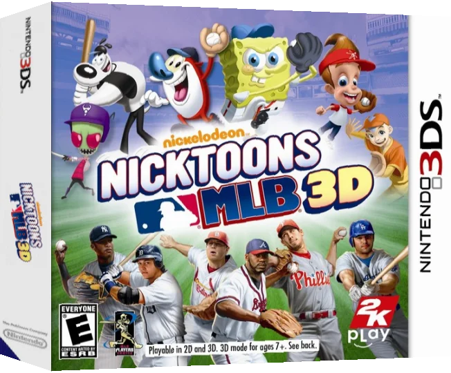 Nicktoons MLB 3D — box-3D (US)
