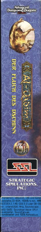 Al-Qadim - The Genie's Curse — box-2D-side (DE)
