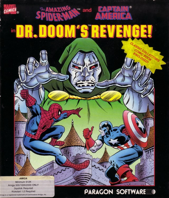 Amazing Spider-Man, The and Captain America in Dr. Doom's Revenge! box art