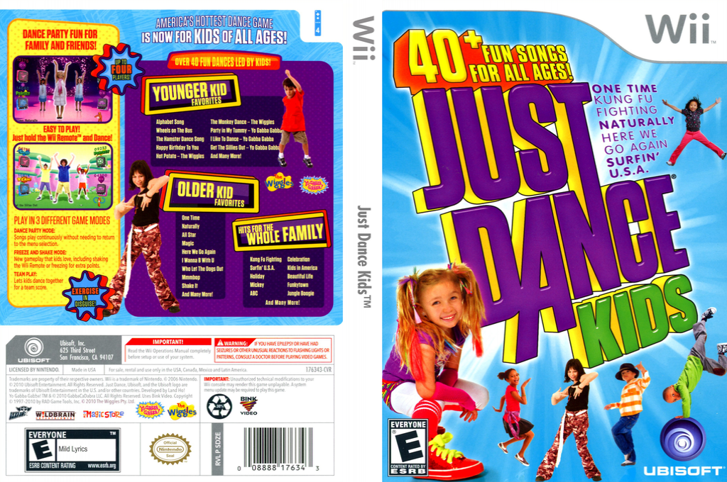 Just Dance Kids — box-texture (US)