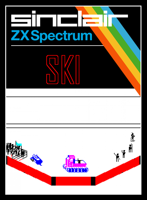 Ski box art
