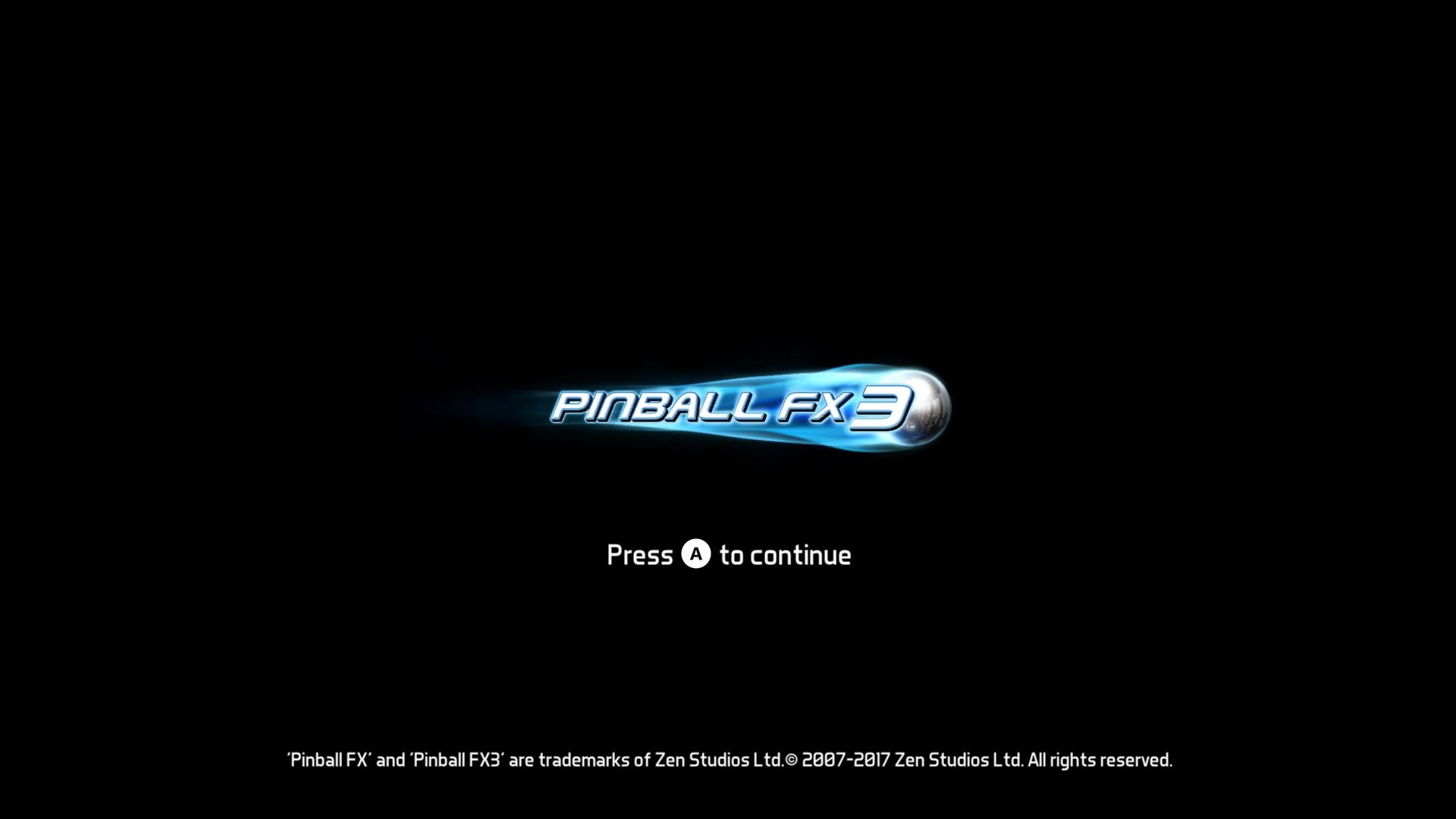 Pinball FX3 — sstitle (WOR)