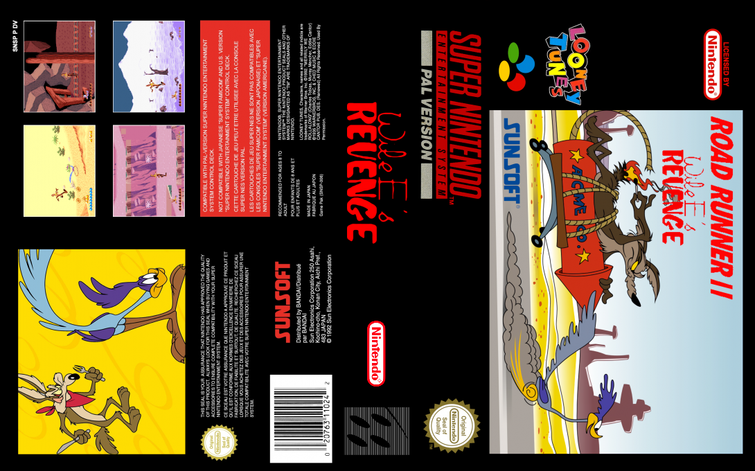 Wile E Coyote's Revenge — box-texture (EU)