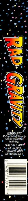 Adventures of Rad Gravity, The — box-2D-side (US)