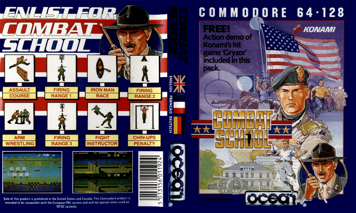 Combat School — box-texture (EU)