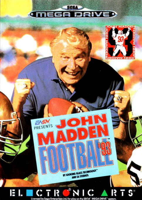 John Madden Football '93 — box-2D (EU)