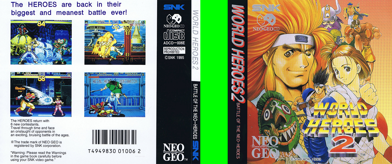 World Heroes 2 — box-texture (WOR)