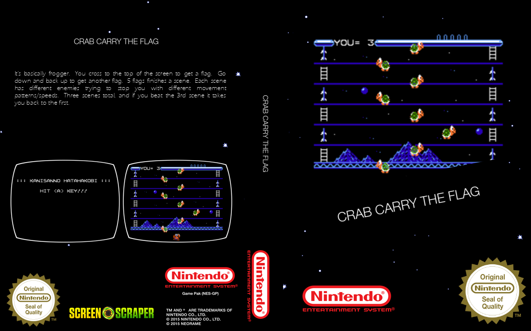 Crab Carry the Flag — box-texture (SS)