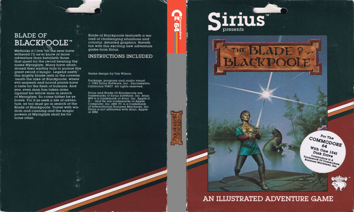 The Blade of Blackpool — box-texture (US)